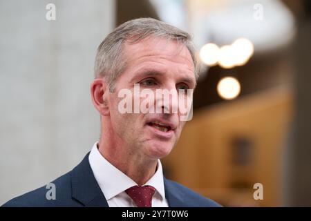 Edinburgh Scotland, UK 01 October 2024. Liam McArthur at the Scottish Parliament.  credit sst/alamy live news Stock Photo