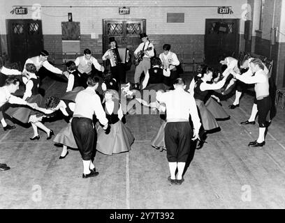 Preparing for Berlin festival - - There's travelling ahead for the Kentish Travellers - the folk dancing team with members from all over the county - for they are due to leave shortly for an international folk song and dance festival in Berlin . They were invited to attend after their successful South African tour last year . - - - - - - 30 May 1962 Stock Photo