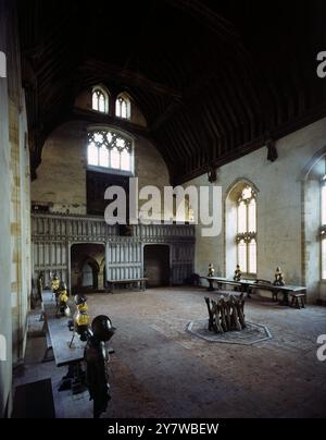 Penshurst Place The Baronial Hall  Kent, England Stock Photo