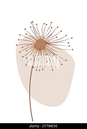 Abstract Dandelion vector  & illustration Stock Vector