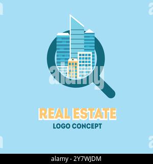 Real estate logo template Stock Vector