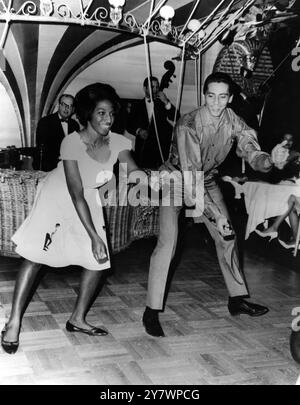 Jamaican couple dancing the Jamaica Ska at the Drake Hotel in New