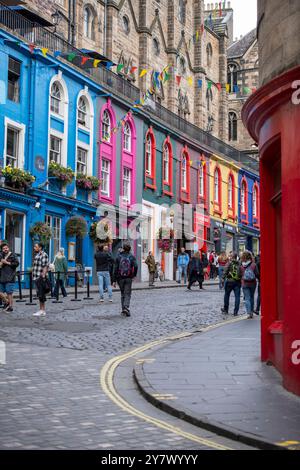 Victoria Street in Edinburgh, Scotland Stock Photo