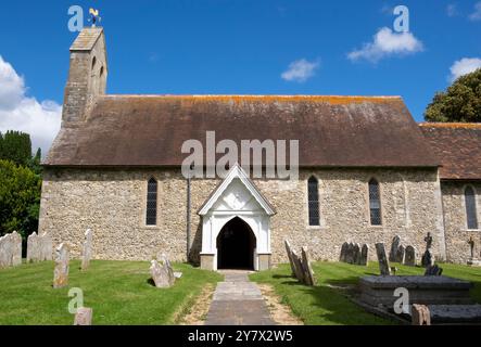 St Mary's church in Chidham West Sussex Stock Photo