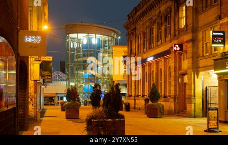 Blackburn Clock Tower, King William Street, Blackburn, Lancashire, UK. Pictured in March 2024. Stock Photo