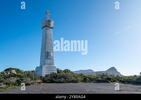 Bartolomeu Dias Cross,  near the Cape of Good Hope, Cape Peninsula, Western Cape, in South Africa Stock Photo