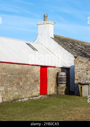 Dunnet, Scotland - January 29, 2024: Mary Ann's Cottage in Dunnet, Caithness, Scotland, United Kingdom. The museum offers a snapshot of life in northe Stock Photo