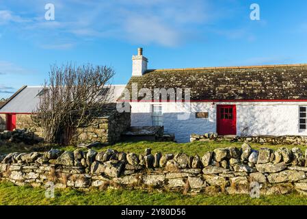 Dunnet, Scotland - December 11, 2023: Mary Ann's Cottage in Dunnet, Caithness, Scotland, United Kingdom. The museum offers a snapshot of life in north Stock Photo