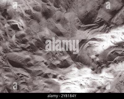 Background texture image of gray beach sand top view Stock Photo