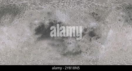 Background image of the gray moon texture in close-up Stock Photo