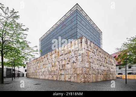 Munich, Germany - April 18, 2024: Ohel Jakob Synagogue, the new main synagogue of the Munich Jewish community, Jakobsplatz square Stock Photo