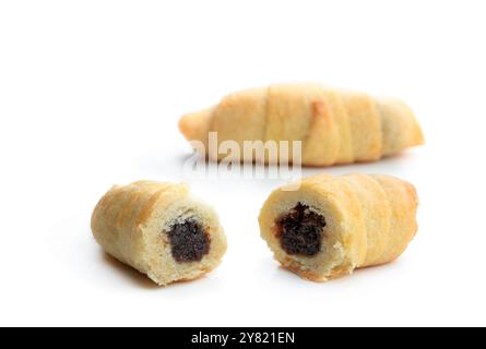 Mutaki  oriental cookies isolated on white Stock Photo