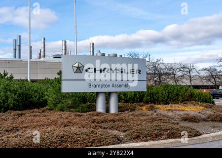 Chrysler Brampton Assembly Plant in Brampton, Ontario, Canada Stock Photo -  Alamy
