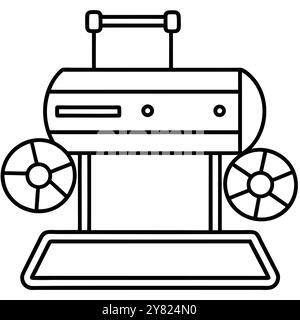 ROV - Remotely Operated Vehicle vector Illustration Stock Vector Image ...