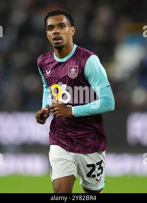 Burnley's Lucas Pires during the Sky Bet Championship match at Turf Moor, Burnley. Picture date: Tuesday October 1, 2024. Stock Photo