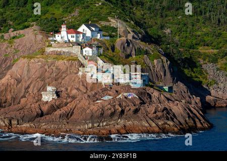 Fort Amherst Lighthouse, St. John's, Newfoundland & Labrador, Canada Stock Photo