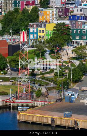 Navigation Leading Light, St. John's, Newfoundland & Labrador, Canada Stock Photo