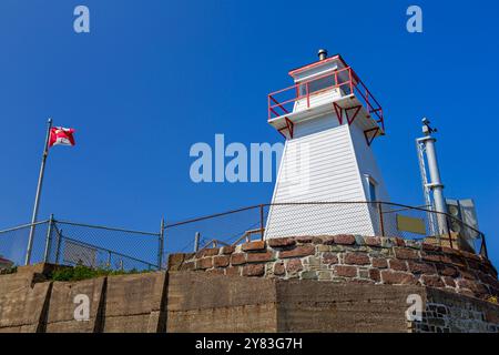 Fort Amherst Lighthouse, St. John's, Newfoundland & Labrador, Canada Stock Photo