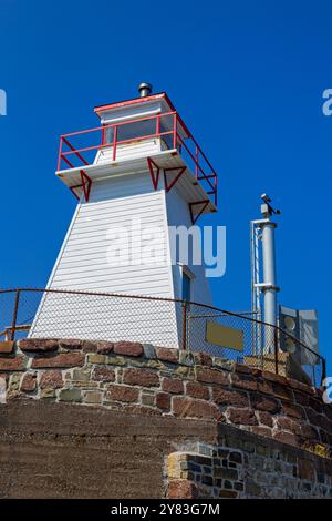 Fort Amherst Lighthouse, St. John's, Newfoundland & Labrador, Canada Stock Photo