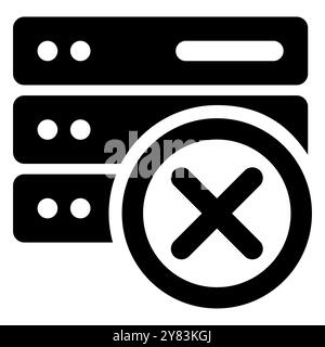 Checkmark icon. Vector illustration. Containing checked, checkmark, cross check. Check this beautifully designed icon of data server in modern style Stock Vector