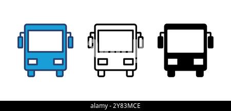 Bus icon vector. bus vector icon Stock Vector