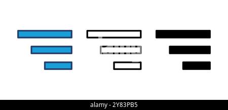 Menu Icon vector. web menu icon. hamburger menu symbol Stock Vector