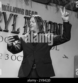 Norman Reedus attend the photocall Premiere to the 'The Walking Dead: Daryl Dixon' at Plaza de Callao on October 02, 2024 in Madrid, Spain. Stock Photo