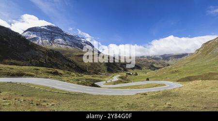 Alpine road on the Julierpass in Switzerland Stock Photo - Alamy