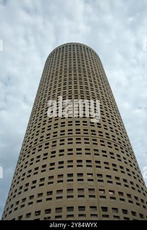 Tampa, FL, USA - 01 Oct 2024 - Tampa Downtown with Rivergate Tower Stock Photo