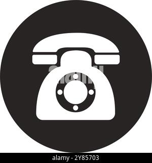 phone icon vector illustration logo design Stock Vector