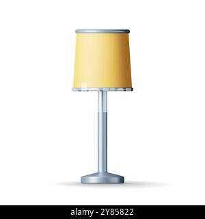 3d furniture interior lamp isolated on white. Stock Vector