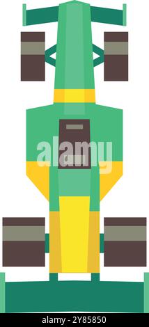 cartoon f1 car racing icon set Stock Vector Image & Art - Alamy