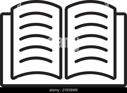 book icon vector illustration logo design Stock Vector