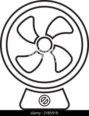 fan icon vector illustration symbol design Stock Vector