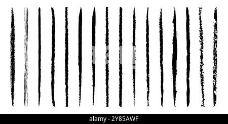 Brush Stroke Grunge Vector Textured Stock Vector Image & Art - Alamy