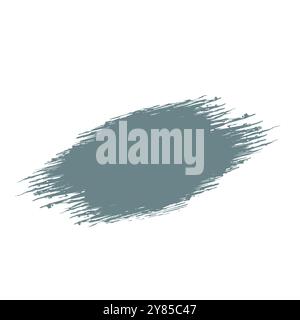 A hand drawn paint brush, a Curved brush stroke vector illustration design Stock Vector