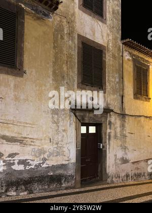 A back street in Funchal, Madeira Stock Photo