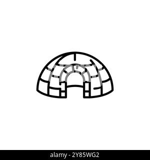 Igloo icon Stock Vector