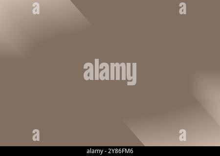 An abstract design with a beige gradient background and soft light shadows creating smooth transitions and geometric shapes. autumn palette Stock Photo
