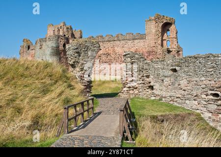 Tantallon Castle. North Berwick, East Lothian, Scotland Stock Photo