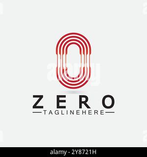 Letter O Or Number 0 Logo Icon Design Stock Vector
