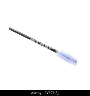 Disposable makeup brush isolated on white, top view Stock Photo