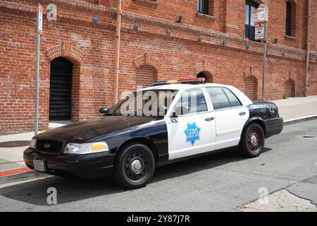 San Francisco Police Ford Crown Victoria 043. Stock Photo