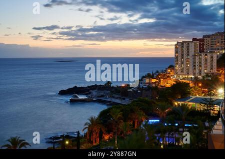 hotels in funchal promenade Stock Photo