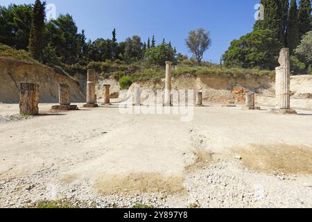 The Ancient Stadium in Nemea, Greece, Europe Stock Photo