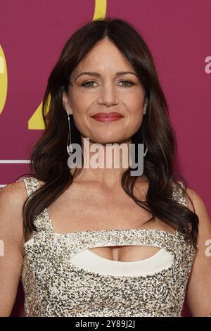 Carla Gugino at arrivals for The 62nd New York Film Festivals Red Carpet Premiere of THE FRIEND, Alice Tully Hall at Lincoln Center, New York, NY, October 03, 2024. Photo By: Kristin Callahan/Everett Collection Stock Photo