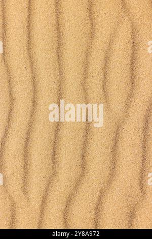 Rippled sand of Sunny Beach as background. Bulgaria Stock Photo