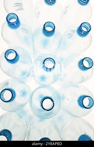 empty plastic bottles Stock Photo