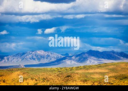 Nature of Eastern Siberia. Ubsunur basin. Republic of Tuva. Russia Stock Photo