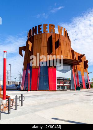 Pioneer Village Subway Station in Vaughan, Ontario, Canada Stock Photo